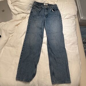 Reformation Jeans Women's Mid Rise Straight Leg In Sydney Wash Size 28